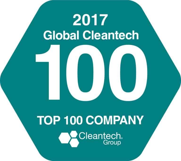 Logo for the 2017 Global Cleantech Top 100