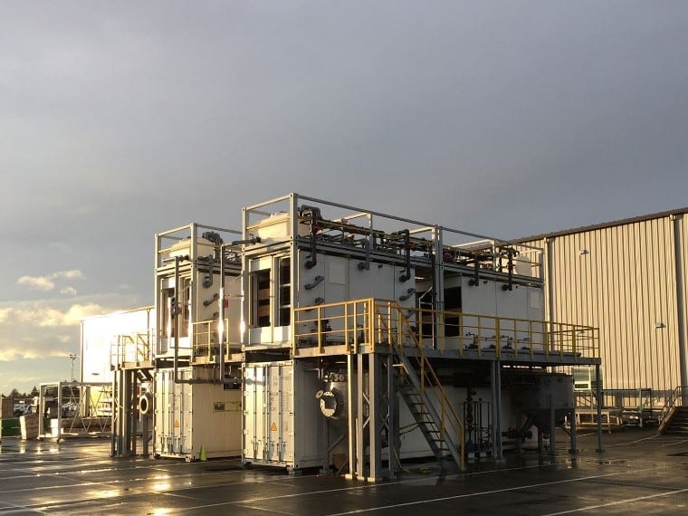 Photo of a SaltMaker MultiEffect S100 plant