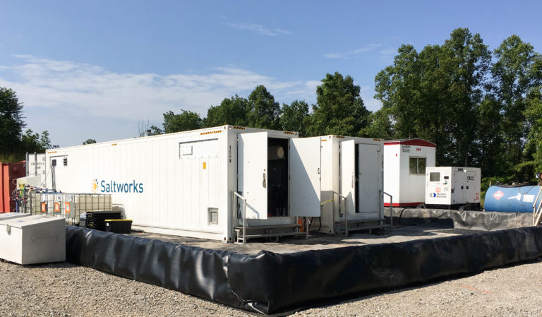 Shale Produced Water Volume Reduction Pilot