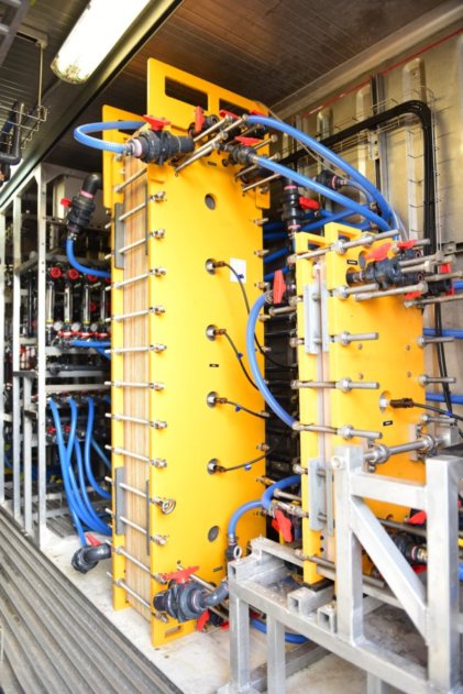 Flex EDR Stack Inside a Saltworks Water Treatment Plant