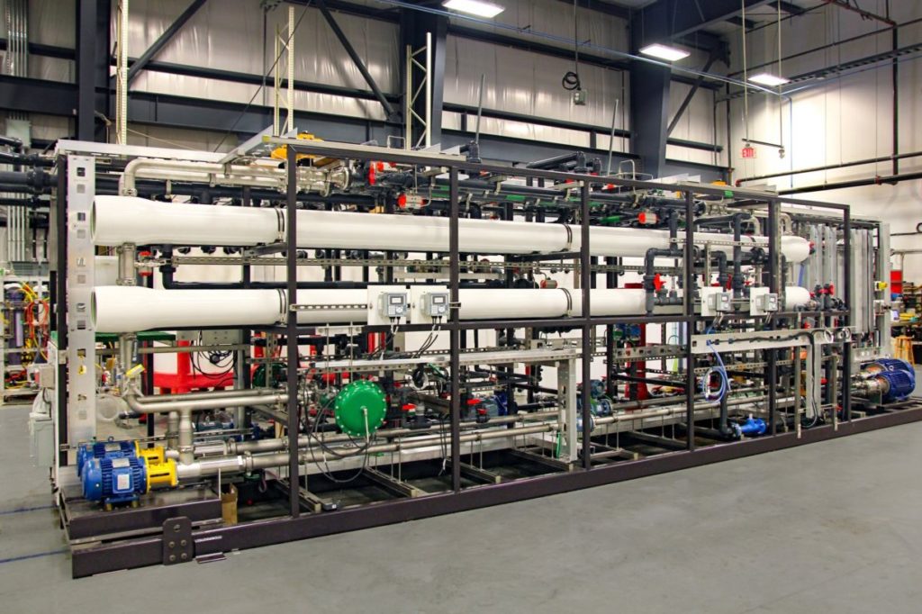Photo of an XtremeRO ultra-high recovery reverse osmosis plant