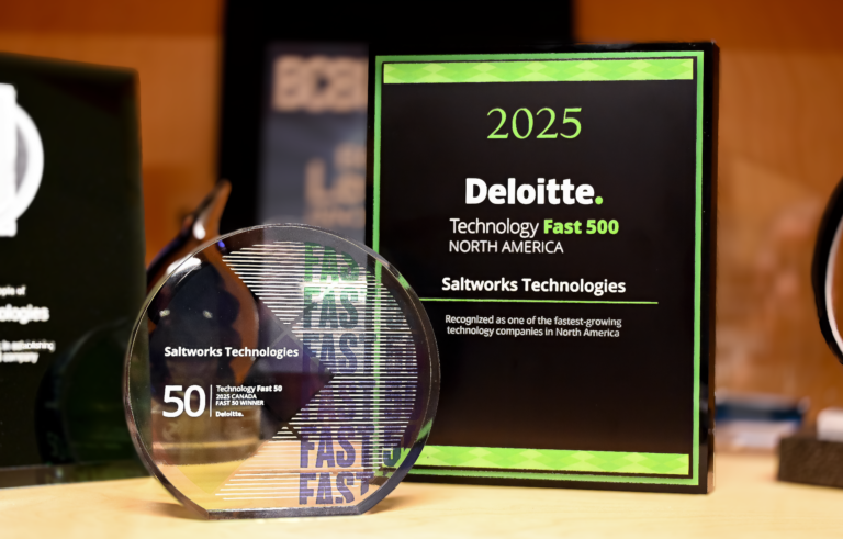 Image showing Fast50 and Fast500 Awards on shelf