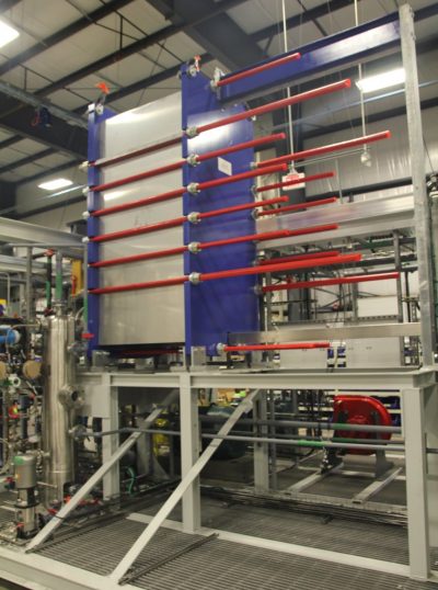 Photo of SaltMaker MVR Lithium Plant Heat Exchanger