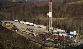 Fracking Site With Wastewater Treatment Needs